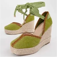 Montevita (Green, 39) Espadrille Compensée Femme Balenci12 102993