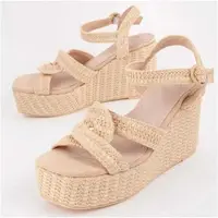 Montevita Esparto Sandale compensée Salia11 Beige