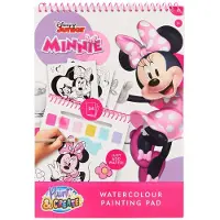 Alltoys Livre de peinture à l'eau Minnie Mouse - pinceau inclus