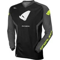 Ufo PLAST Jersey "MX Bamberg" hommes, Mat Gr. M, gris / noir