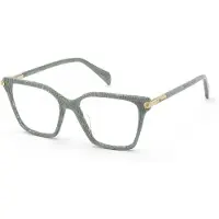 Blumarine Lunettes de Vue - - VBM257 - Verde glittery lucido - Acétate - 52/16/140