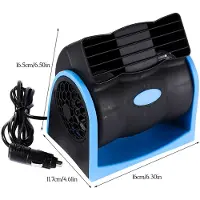 Generique Ventilateur Portable de refroidissement de voiture, sans lame, pour véhicule et camion, DC 12V-24V
