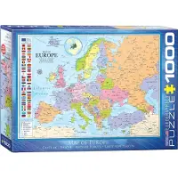 Sonstige Verlage Carte de l'Europe 1000 pièces