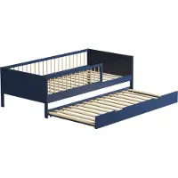 Happy Garden Lit gigogne pour enfant 190x90cm bleu foncé ADAM