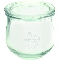 Weck Gläser Tulpenform 746, 370 ml (6x Einmachgläser, Marmeladengläser) 58309, Bocal de conservation, Transparent