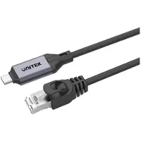 UNITEK Câble USB-C - RJ-45 2 m Czarno-srebrny (C18148AGY01-2M) (2 m)