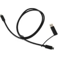 Wortmann AG Kabel Usb-c/a Dockingstation 800 Usb-a To Usb-c Cable Argenté