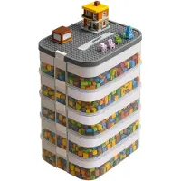 Kruzzel Aufbewahrungsbox für Bausteine