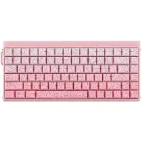 Aula Gasket-Tastatur HERO84 HE PINK+Gradient+Contour Dragon King Switch RGB (DE, Filaire), Clavier, Pink