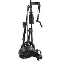 Gistuch Faltbarer Golftrolley Multifunktional 2 -Rad Push Pull Cart Coart -Ausrüstung