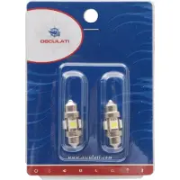 Osculati Ensemble de 2 ampoules LED Festoon 44mm 3000K Osram 14.301.24