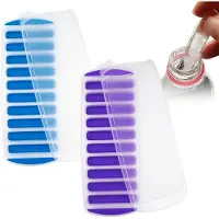 OEM VHV - Moule à glaçons en forme de nid d'abeille - Fabriqué en silicone de qualité alimentaire, lot de 2 - Facile à démouler, empilable - Idéal pour le whisky, les cocktails, le café glacé et les fêtes