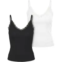 Urban Classics Tb7514a Sleeveless V Neck T-shirt 2 Units Noir 4XL Femme