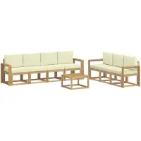 vidaXL Ensemble de canapés d'extérieur , 7 pièces