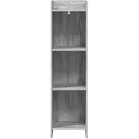 vidaXL Bibliothèque Sonoma gris 30 x 30 x 111 cm Bois d'ingénierie