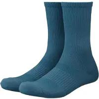 Shimano Unisexe, Chaussettes de sport, Evolve (36 - 40), Bleu