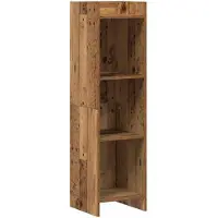vidaXL Bibliothèque Bois ancien 30 x 30 x 111 cm Bois d'ingénierie