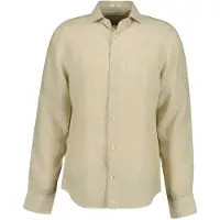 Gant 3260047 Linen Slim Fit Long Sleeve Shirt Beige M Homme