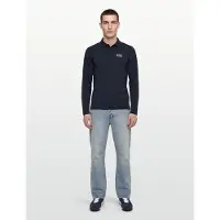 Emporio Armani 8npf15_pjvqz Long Sleeve Polo Bleu XL Homme