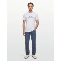 Hackett pour homme. HM5000084 T-shirt blanc classique Lrc flag fit (XL), Casuel, Coton, Manche courte