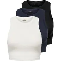 JDY Haut 'JDYLucky' bleu nuit / noir / blanc