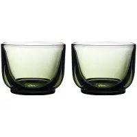 Fellow 2er-Set Pirch Cortado-Gläser, 120 ml, Grün, Verres, Vert