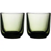 Fellow Set aus zwei Pirch Cappuccino-Gläsern 190 ml - Grün, Verres, Vert