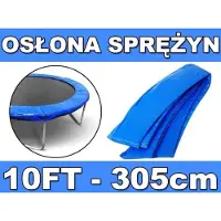 Ramiz Coussin de protection pour trampoline 3 m bleu