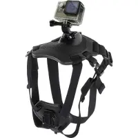 Puluz Harnais dorsal pour chien pour caméras de sport (Gopro, Insta360, Dji Action)