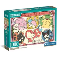 Clementoni Puzzle "Hello Kitty et ses amis" - 1000 pièces.