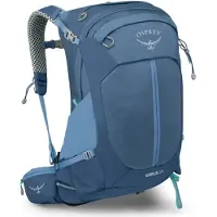 Osprey - Sac à dos de randonnée - Sirrus 24 Sevres Blue en Nylon - Bleu