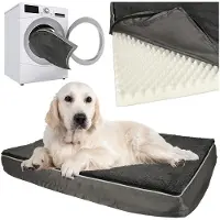 Creative Corner Lit orthopédique pour chien gris 90x70x10cm
