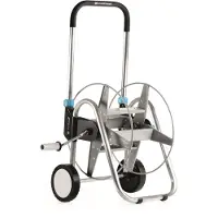 Cellfast - Dévidoir Métallique Sur Roues, Nu - Explorer - 1/2' - 60 M
