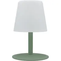 Lumisky Lampe de table sans fil pied en acier vert olive LED blanc chaud/blanc dimmable STANDY MINI Olive H25cm