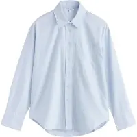 Next Chemisier bleu clair / gris / blanc