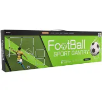 Teddies But de football 2 en 1 + ballon en plastique dans une boîte de 66 x 21 x 7 cm