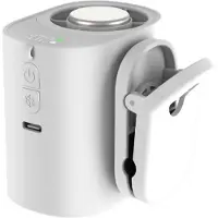 INF Ventilateur portable à clip taille haute vitesse — Refroidissement thermoélectrique, Écran LED, Rechargeable USB, Design mains libres multi-mode