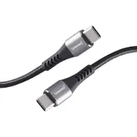 Intenso C315C Câble de charge/données USB-C, 1,5m, charge rapide jusqu'à 60 watts, noir, USB C, USB C