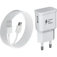 KALANKA -Chargeur USB Rapide avec Câble USB C 2M pour Samsung Galaxy S21 S20 S10 S9 S8 Plus A13 A14 A15 A20 A23 A25 A33 A34 A35 A40 A52 A53 A54 A55 M54 M53 M34 M33 M14 M52, Xiaomi, Redmi, Chargeur Typ