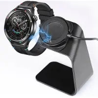 KALANKA -Chargeur Magnétique & Support Compatible avec Xiaomi Watch S5 / S4 / S3 / S2 / Watch 2 Pro, Station de Charge + Support en Alliage d¿Aluminium Détachable, Recharger Dock avec 100cm Câble USB