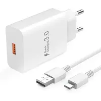 KALANKA -Chargeur Rapide Compatible avec Xiaomi Redmi Note 14C/14T/14/13/13C/12/12 Pro 5G/11s/11/A3/10/9/Poco M4/M6/M3/Poco C65/Poco X6, Prise Charge Rapide USB Secteur avec 1,5M Câble