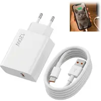 KALANKA -Chargeur Rapide 120 W pour Xiaomi avec câble USB C de 1.5 m. Adaptateur 120 W pour Xiaomi Redmi Note 14 Pro, 15T, 15, 14, Poco X7 Pro, F7 Ultra. Disponible également pour d'autres Marques.