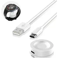 KALANKA -Chargeur Compatible avec Huawei Watch GT5 Pro/GT5/GT4/GT3 Pro/GT3/GT3 SE/GT Runner, Huawei Watch 4/4 Pro/D2/Fit 4, Câble de Charge de Remplacement - Blanc