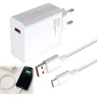KALANKA -Chargeur 90 W pour Xiaomi, Chargeur Rapide 90 W avec câble USB-C, Compatible avec Xiaomi 14, 13, 12, POCO F7 Ultra, F6 et Redmi Note 14 Pro 5G