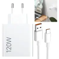 KALANKA -Chargeur 120W, Câble USB C Chargeur Charge Rapide avec 6A pour 14T Pro/14 Ultra/13T Pro/12T/13 Pro/13 Lite/13/12/Redmi Note 12 Pro/POCO X6 Pro X6 X4