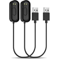 KALANKA -Lot de 2 chargeurs compatibles avec Xiaomi Mi Band 4, câble de charge USB de rechange pour Mi Band 4