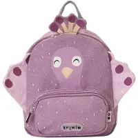 Trixie Sac à dos pour enfants Mrs. Peacock - cartable imperméable violet