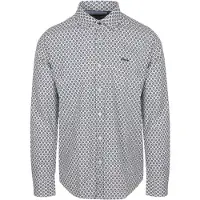 New zealand auckland NZA Chemise Jaden Mélange Lin Bleu clair Bleu taille L