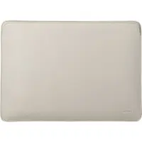 Accezz Leather Pochette ordinateur pour le Apple MacBook 13 pouces - Beige