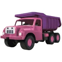 Dino Bikes Voiture Tatra 148 en plastique, 73 cm, dans sa boîte - rose